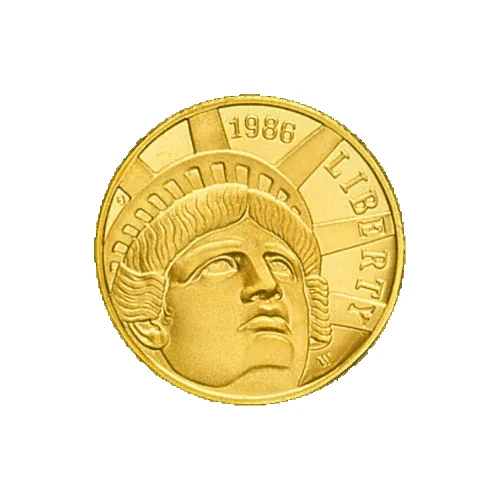 1/4 oz 1986 Statue of Liberty