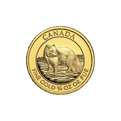 1/4 oz Canadian Arctic Fox | 2014
