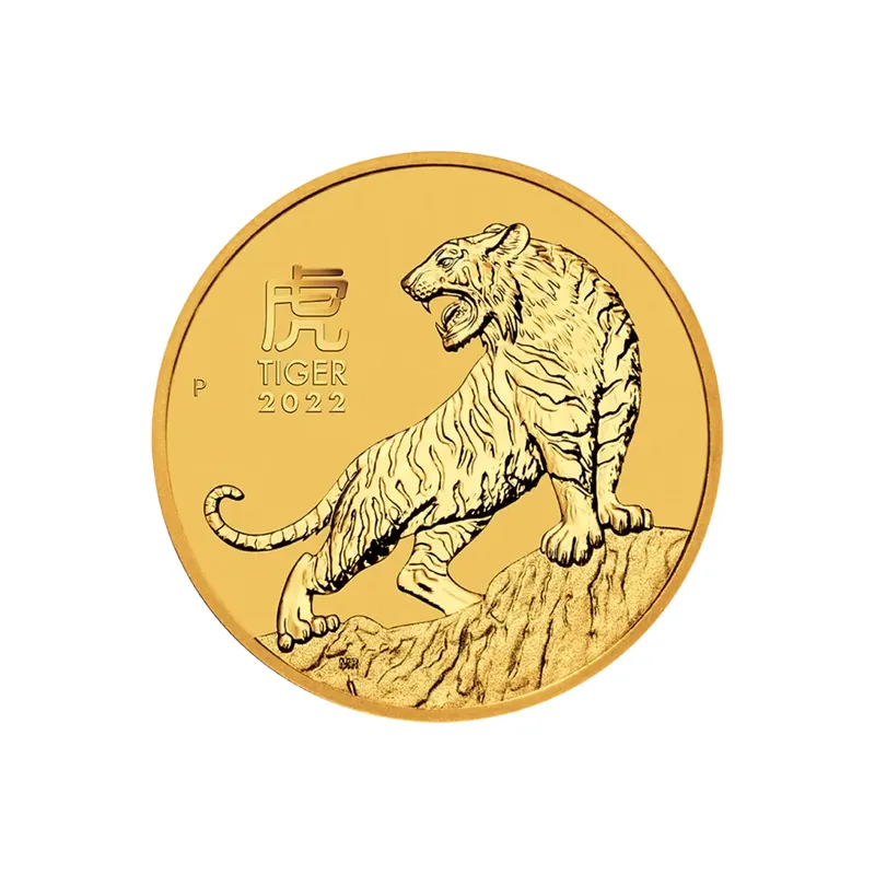 1/4 oz Lunar III Tiger Gold Coin