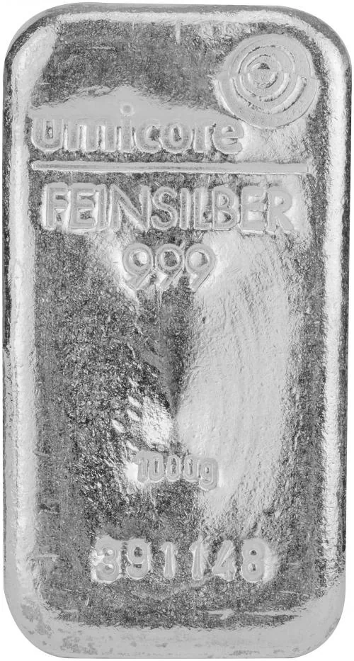 Umicore 1 kg Silver Bar