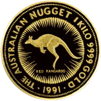 1 kilo 1991 Kangaroo Nugget
