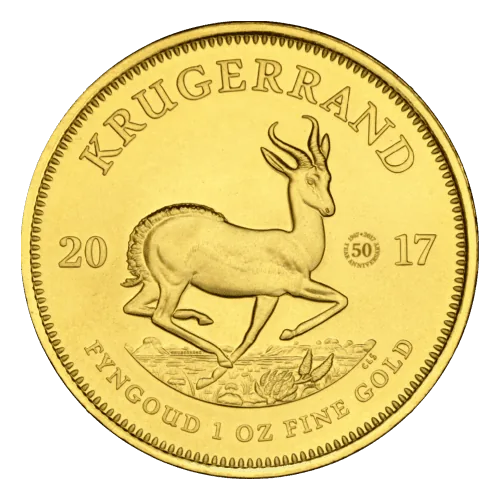 1 oz Krugerrand 50th Anniversary NGC MS-70 First Release | 2017