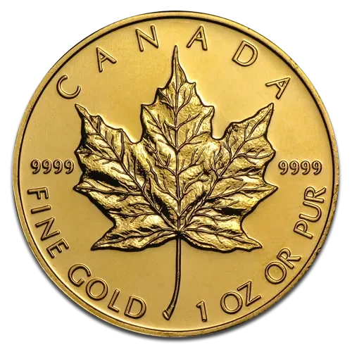 Maple Leaf, 1 oz Gold, mixed years