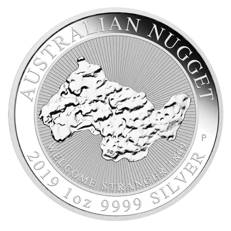 1 oz Nugget Welcome Stranger Silver Coin | 2019
