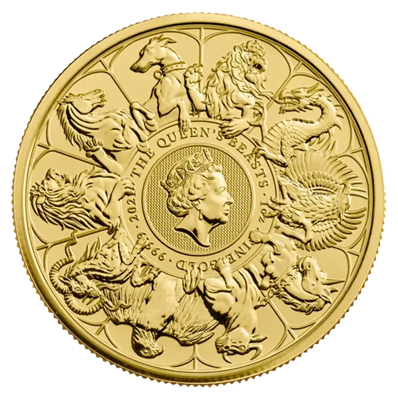 1 oz Queen’s Beasts The Completer Gold Coin | 2021