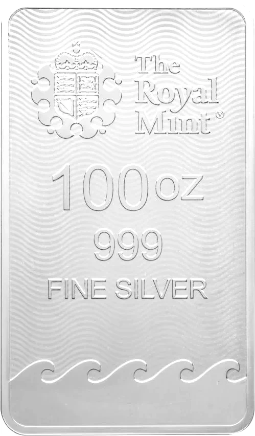Royal Mint Britannia 100 oz Silver Bar