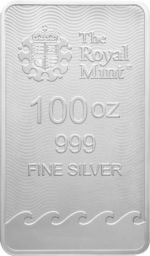 Royal Mint Britannia 100 oz Silver Bar
