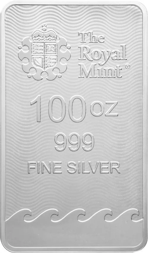 Royal Mint Britannia 100 oz Silver Bar