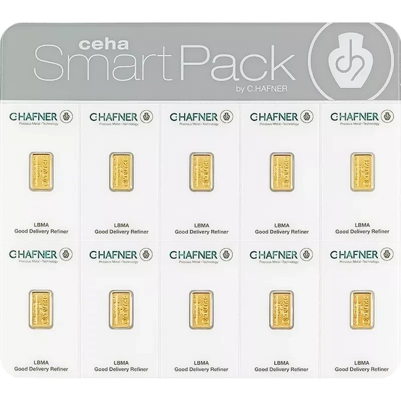 10x 1g Combibar | C.Hafner SmartPack