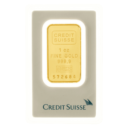 1Oz Credit Suisse Gold Wafer