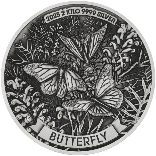 2 kilo Butterfly High Relief Antiqued | 2025
