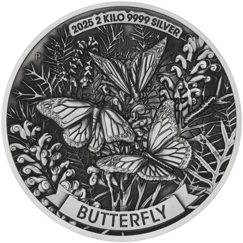 2 kilo Butterfly High Relief Antiqued | 2025