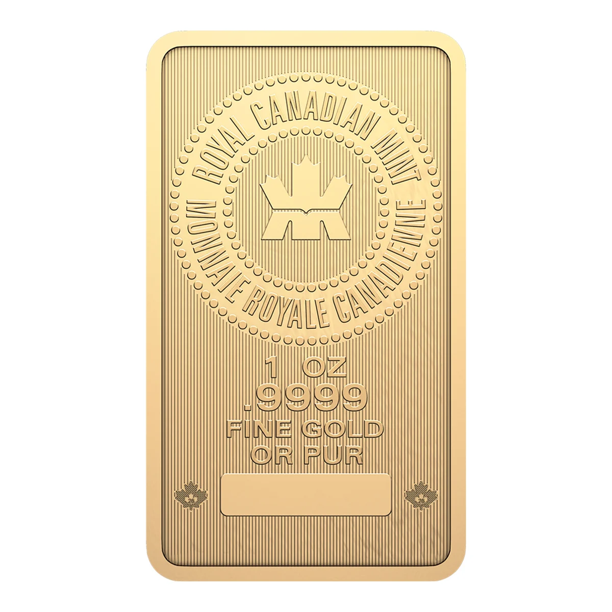 1 oz Royal Canadian Mint Gold Bar | 2026