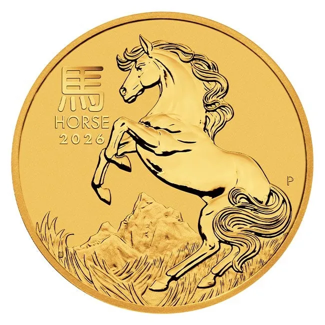 10 oz Gold Horse Australian Lunar Series III | 2026