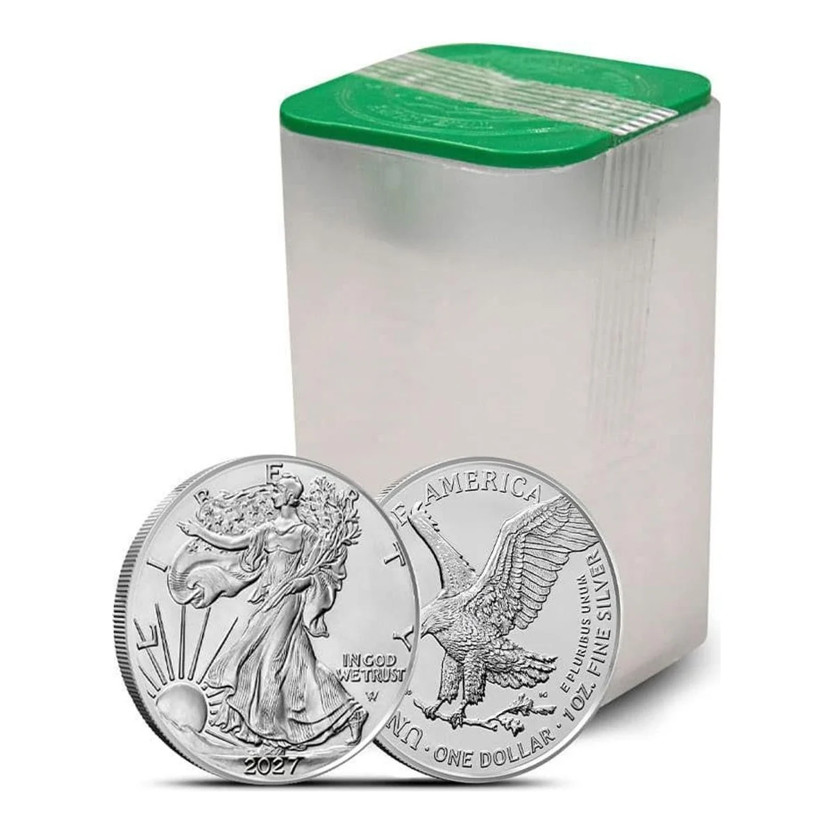1 oz American Silver Eagle — Monster Box of 500 | 2027