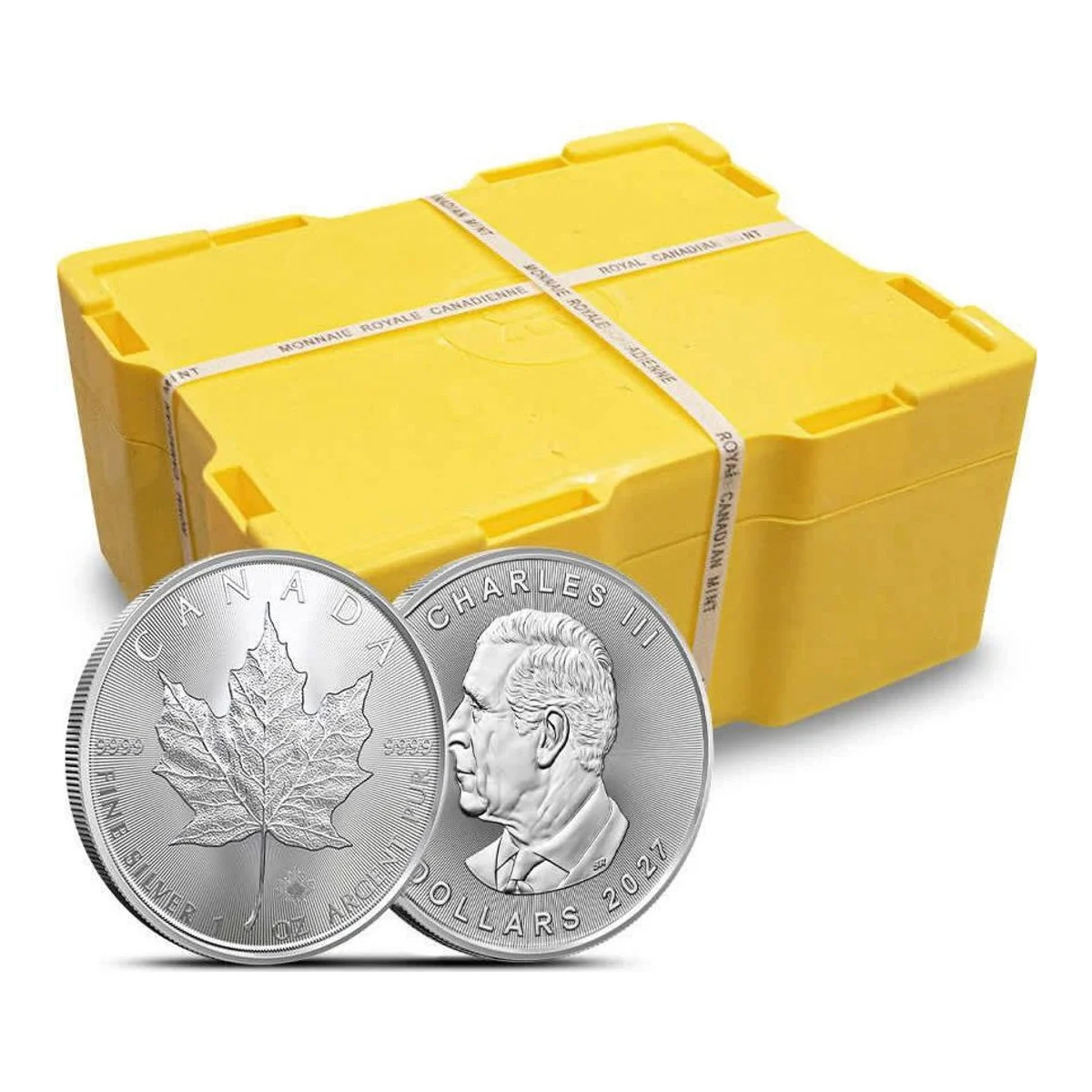 1 oz Canadian Silver Maple Leaf — Monster Box of 500 | 2027