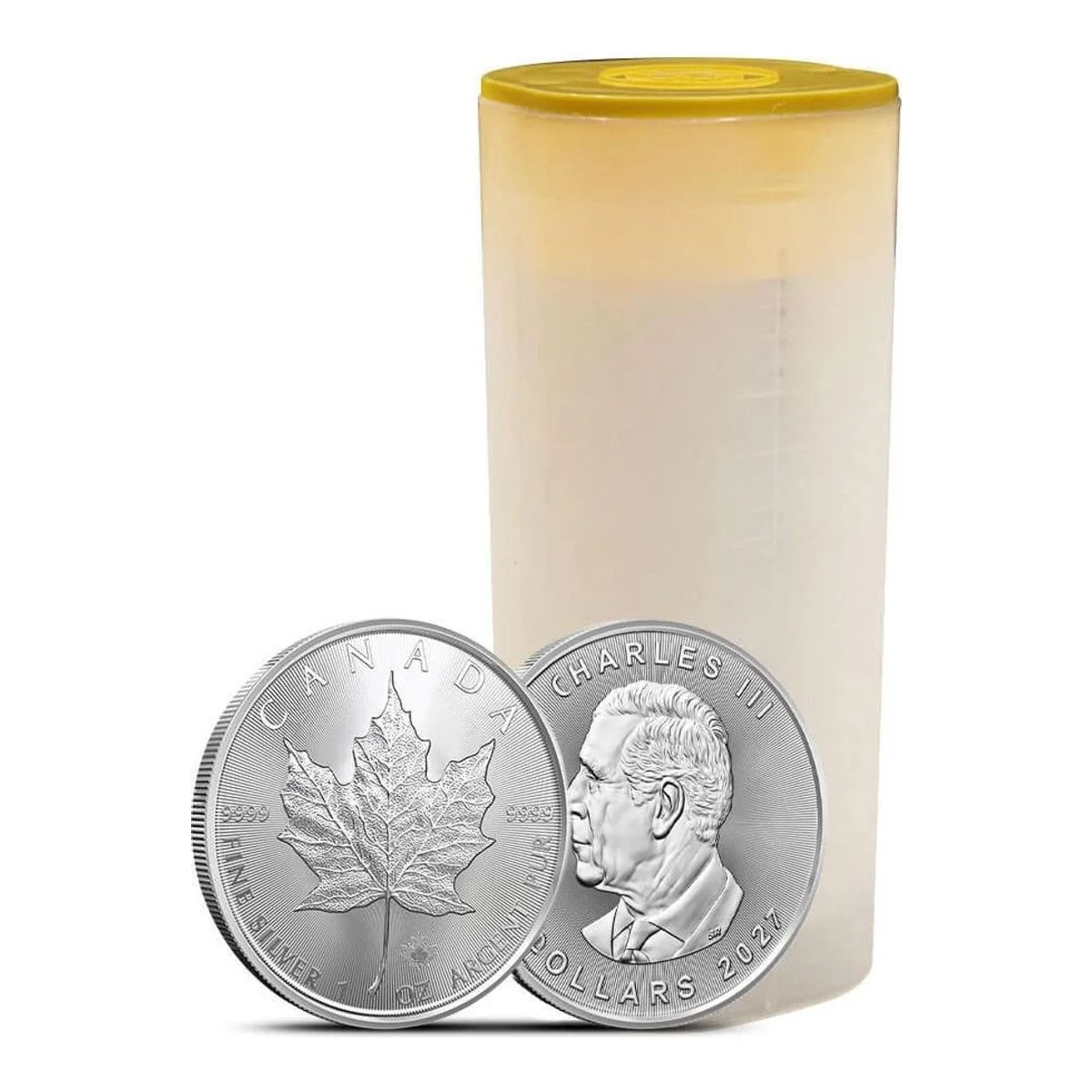 1 oz Canadian Silver Maple Leaf — Tube of 25 | 2027