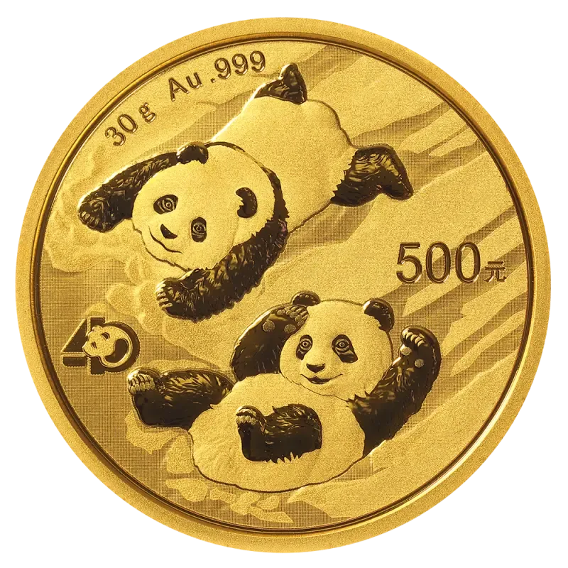 30g China Panda Gold Coin | 2022