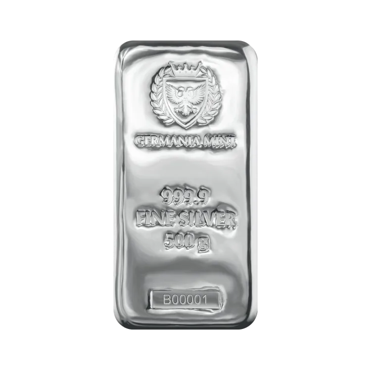 500g Germania Mint Silver Bar