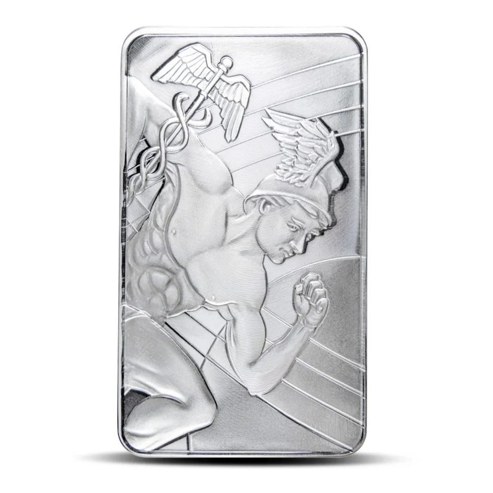 100 oz Sunshine Mercury Silver Bar