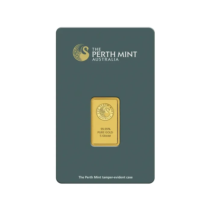 5g Gold Bullion | Perth Mint Gold Bar with Certificate