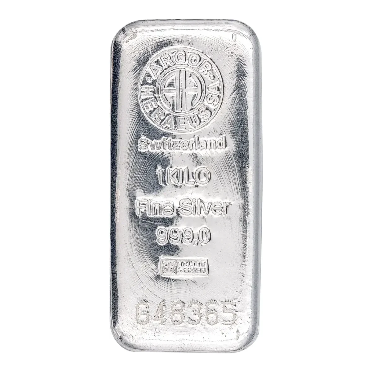1 Kilo Argor-Heraeus Silver Bar
