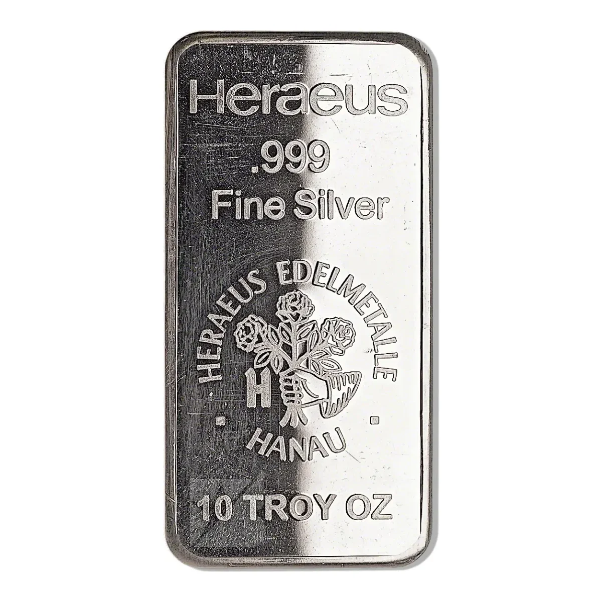 10 oz Heraeus Minted Silver Bar