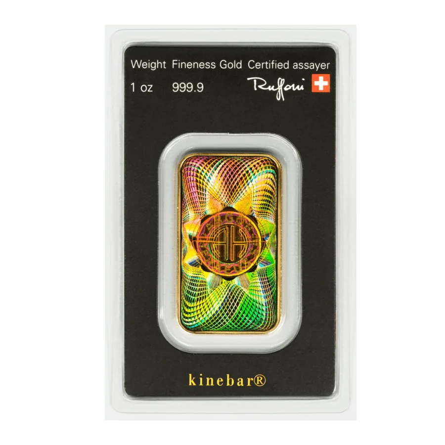 1 oz Gold Bar | Argor Heraeus | Kinebar