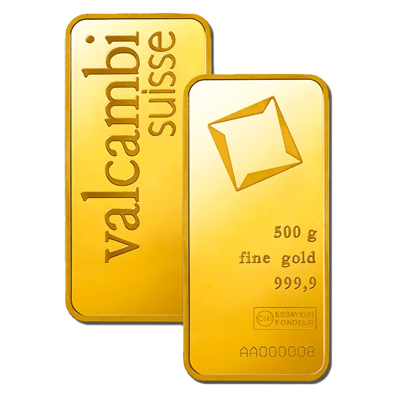 500g Gold Bar | Valcambi