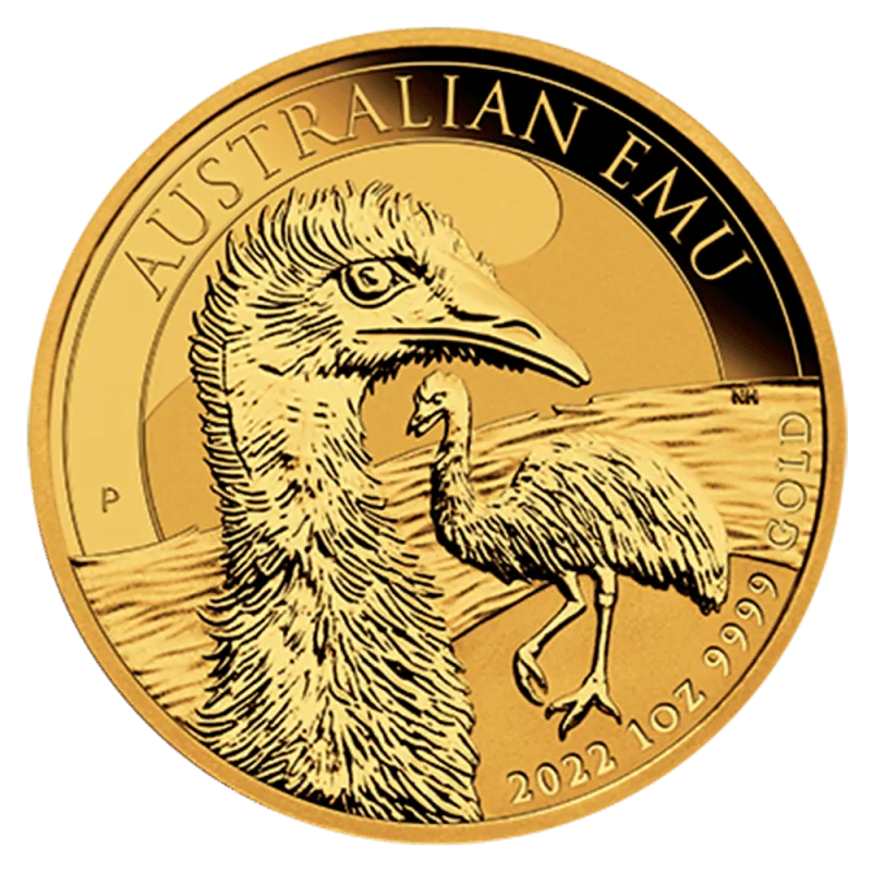 1 oz Perth Mint Emu Gold Coin | 2022