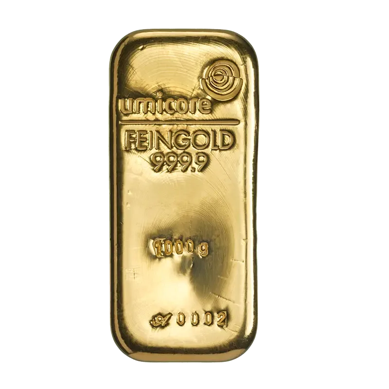 Umicore 5Kg Gold Bar