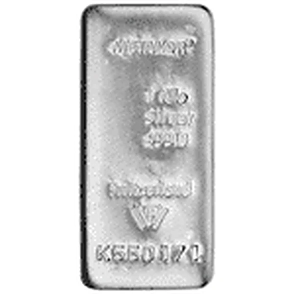 Metalor 1 kg Silver Bar