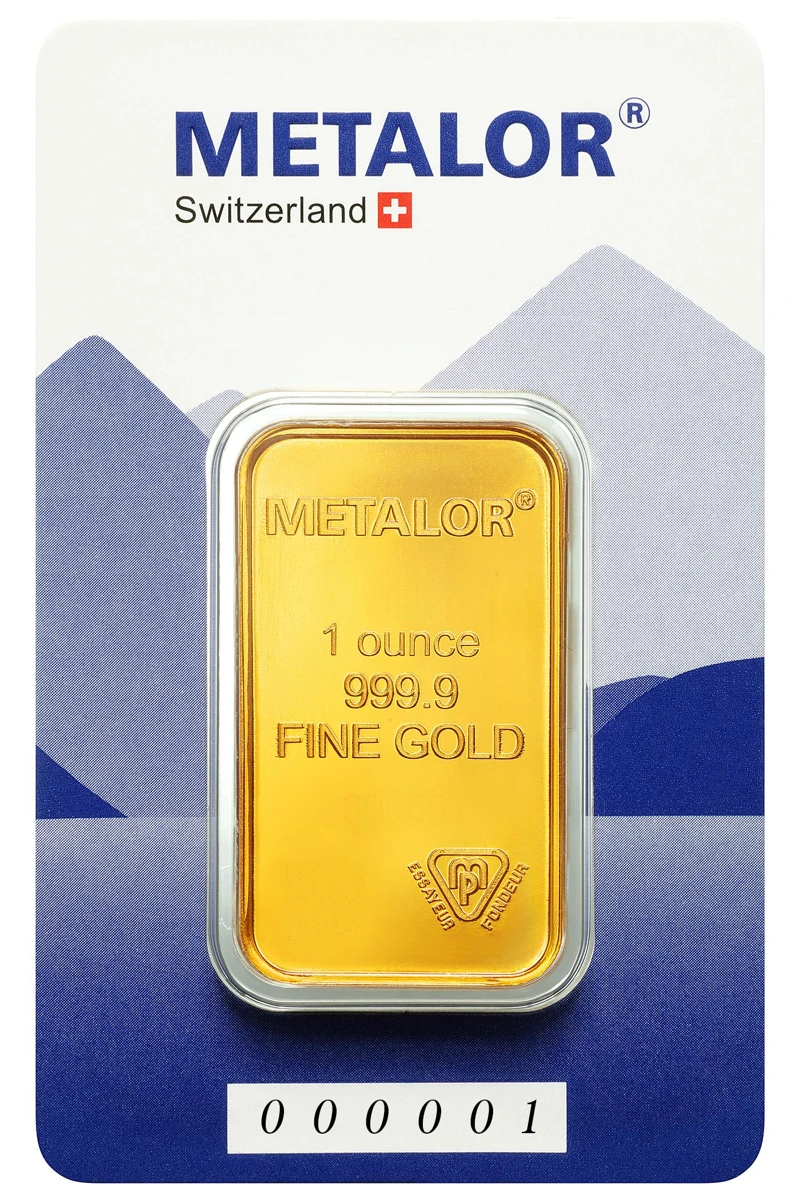 Metalor 1 oz Gold Bar