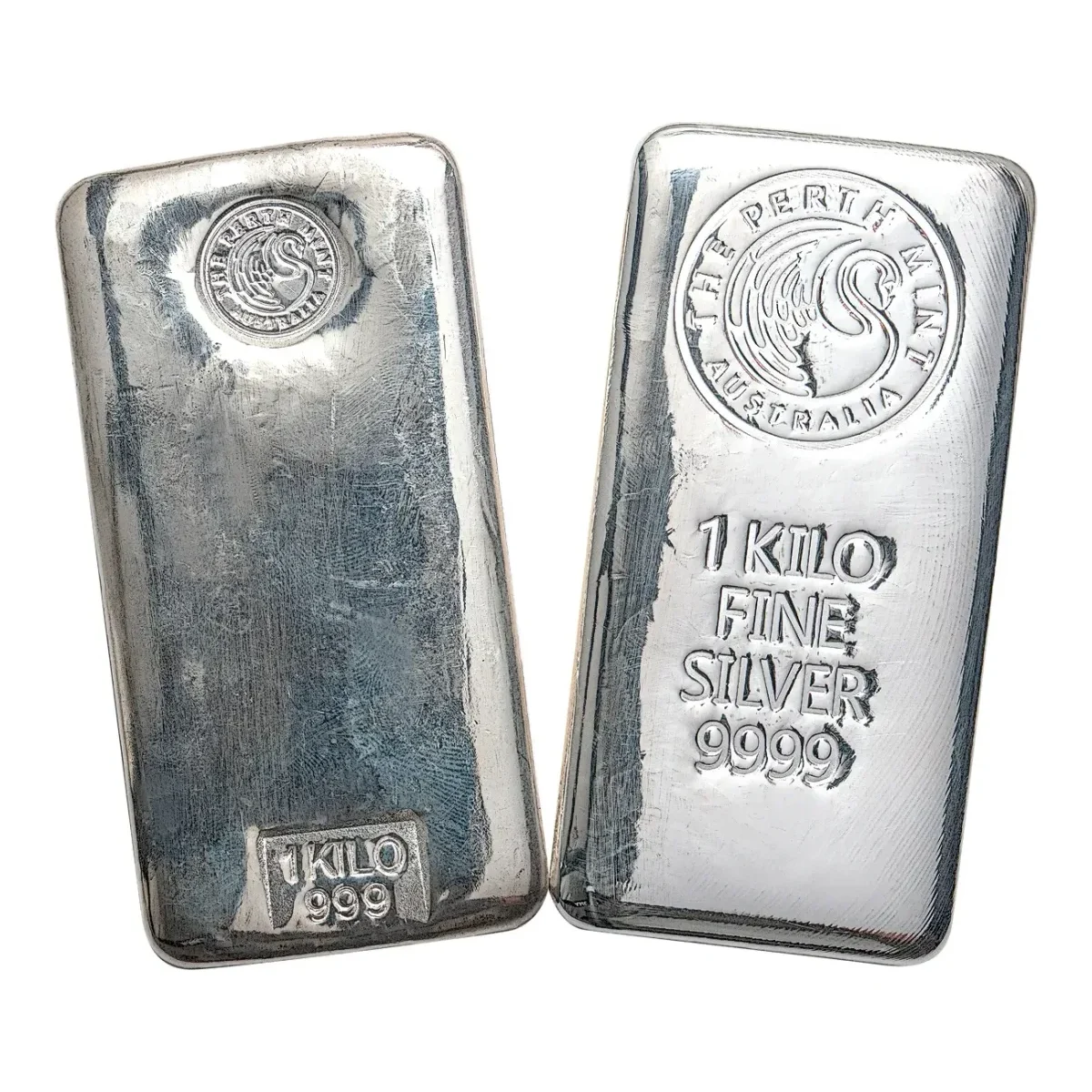 1 Kilo Perth Mint Cast Silver Bar