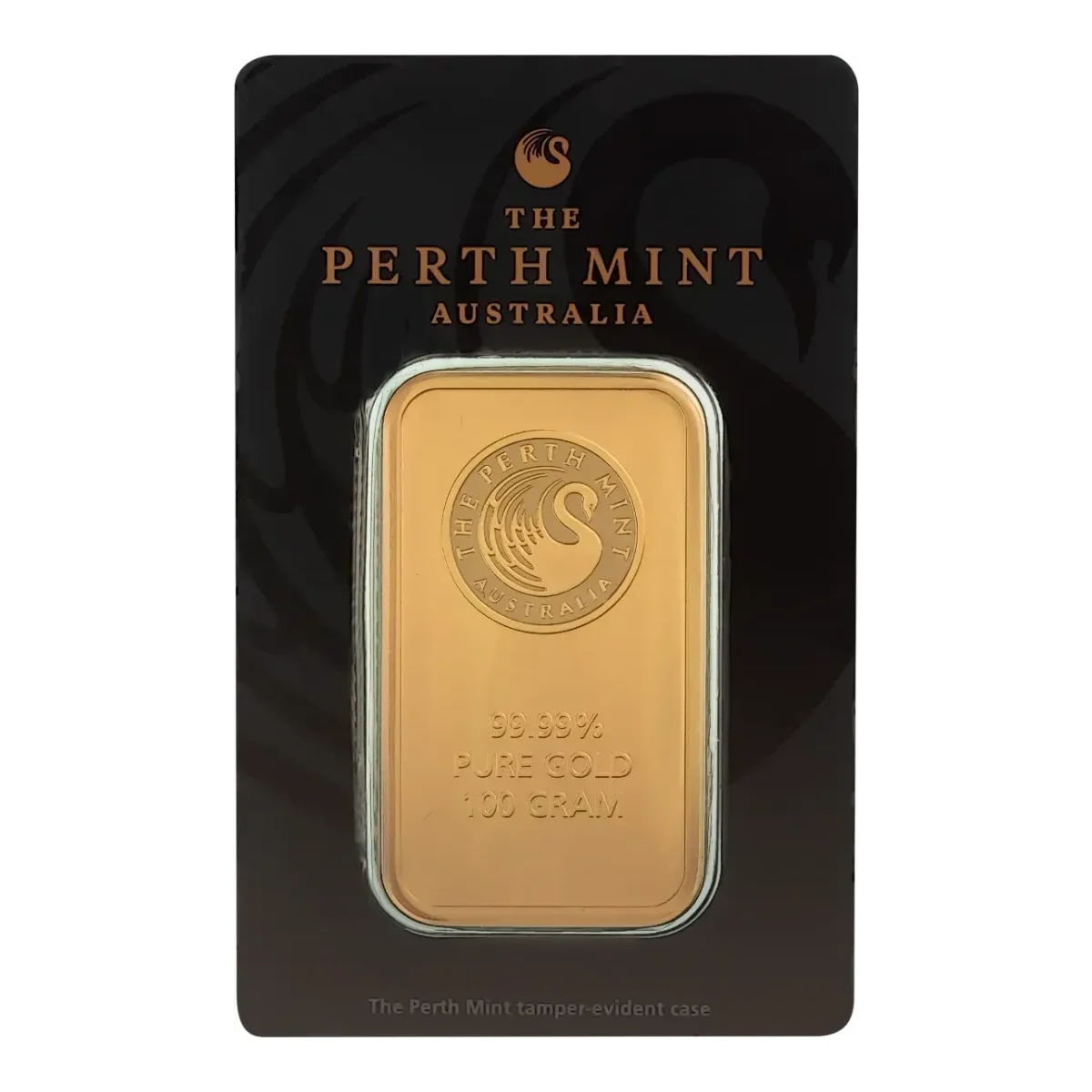 100 g Perth Mint Minted Gold Bar