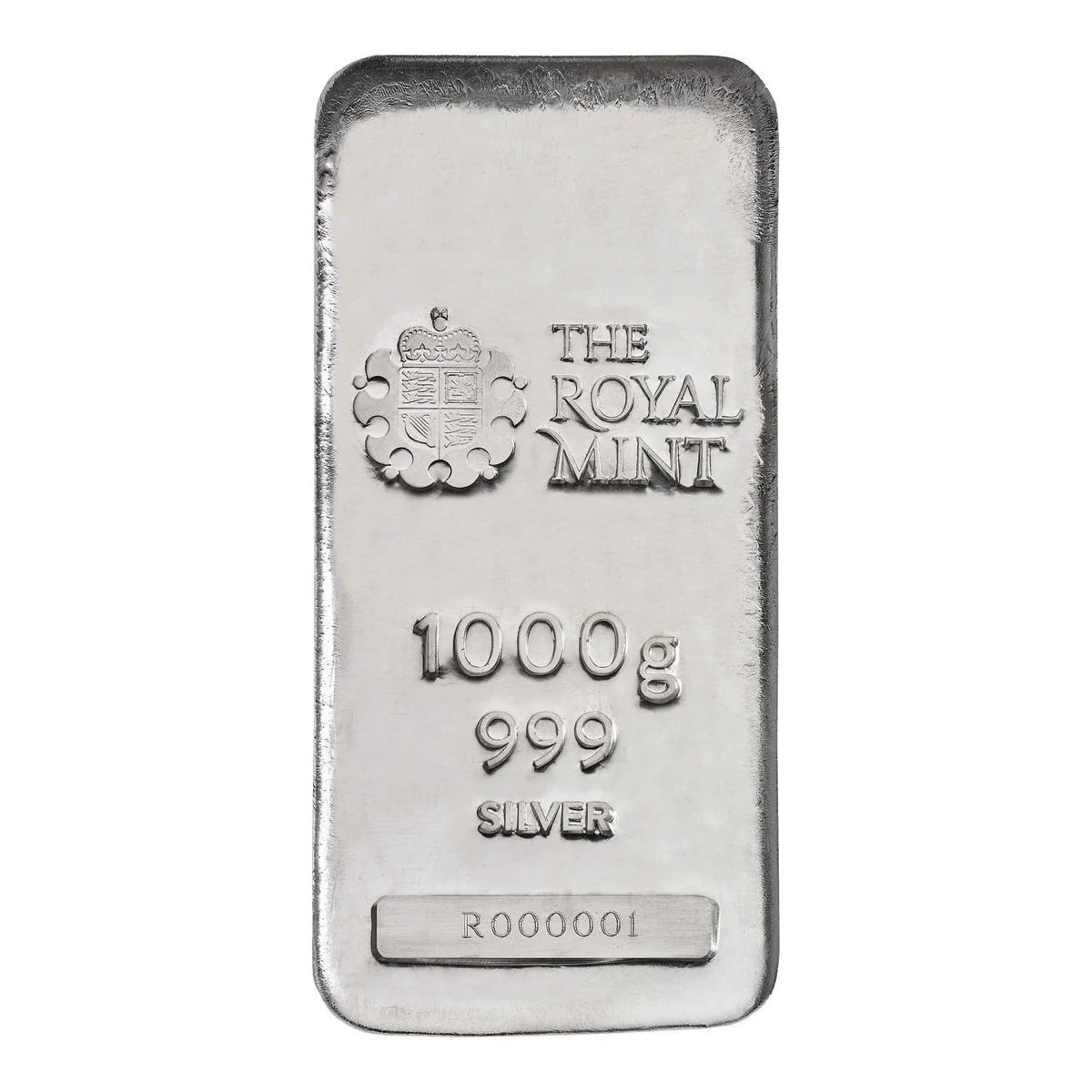 1 Kilo Royal Mint Cast Silver Bar