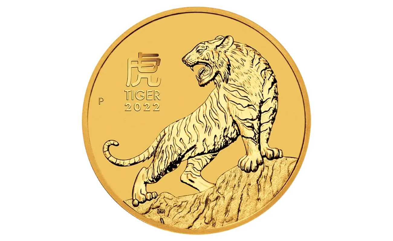 1/2 oz Lunar III Tiger Gold Coin | 2022