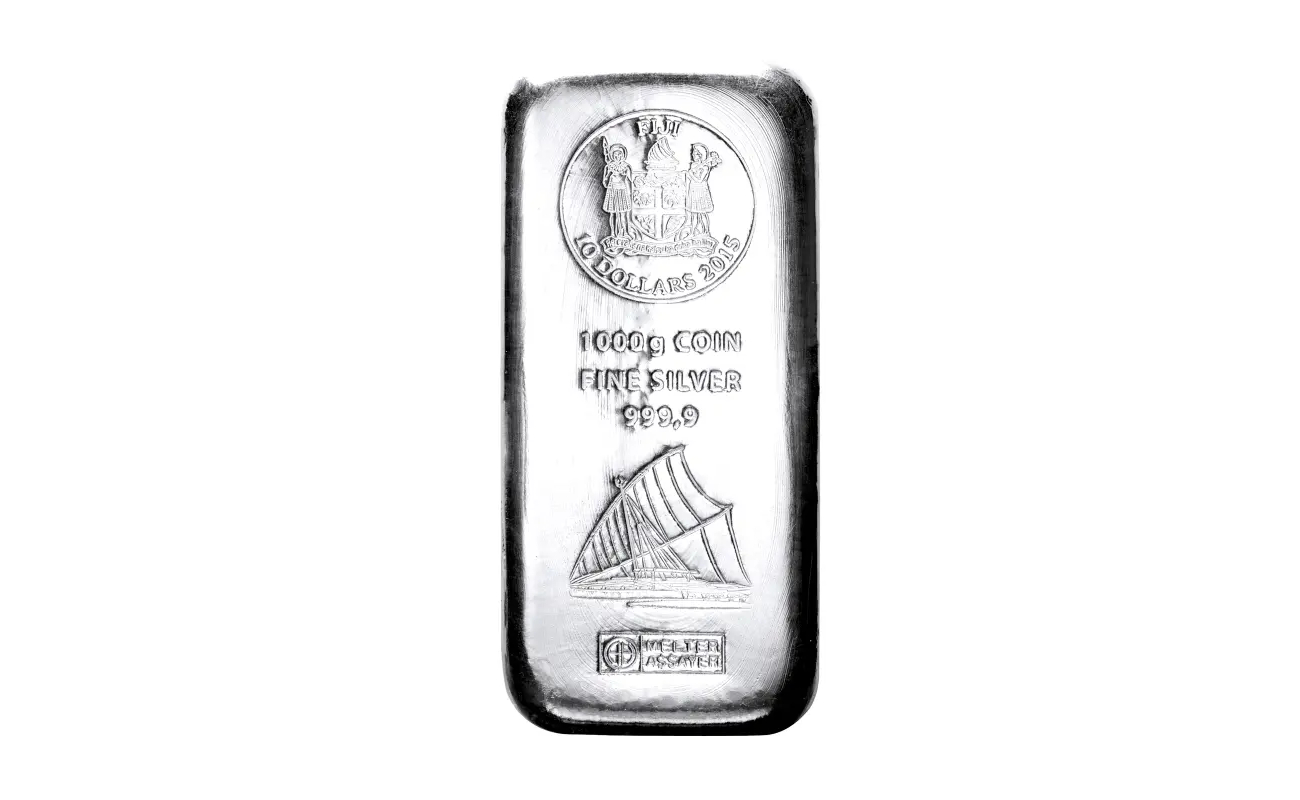 1 Kilo Fiji Coin Bar | Silver | Argor-Heraeus