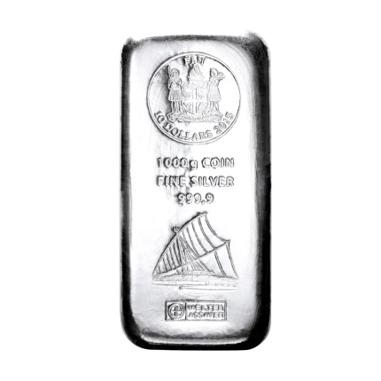 1 Kilo Fiji Coin Bar | Silver | Argor-Heraeus