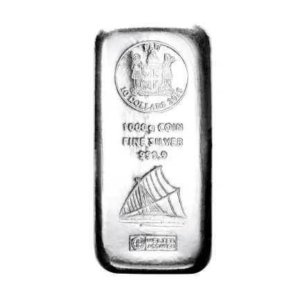 1 Kilo Fiji Coin Bar | Silver | Argor-Heraeus