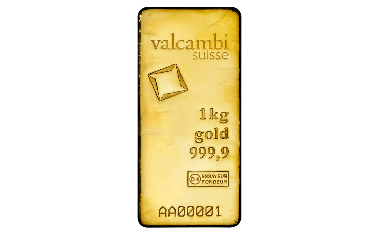 1 Kilo Gold Bar | Valcambi