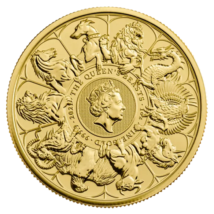 1 oz Queen’s Beasts The Completer Gold Coin (2021)