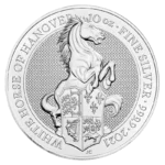 10 oz Queen’s Beasts White Horse of Hanover Silver Coin (2021)