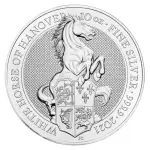 10 oz Queen’s Beasts White Horse of Hanover Silver Coin (2021)