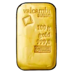 100g Gold Bar casted (Valcambi)