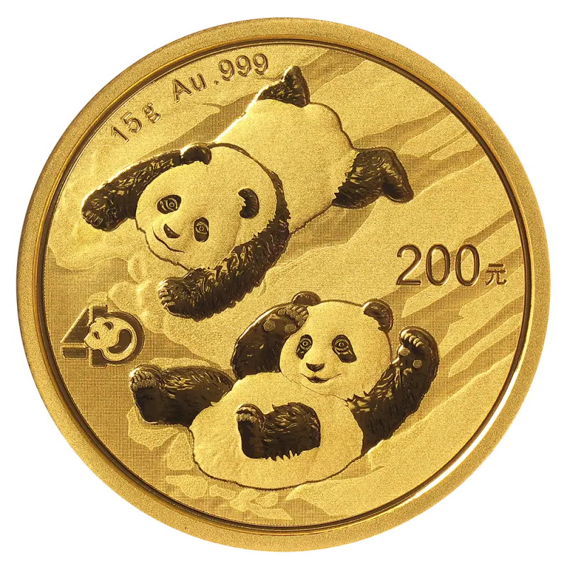 15g China Panda Gold Coin | 2022