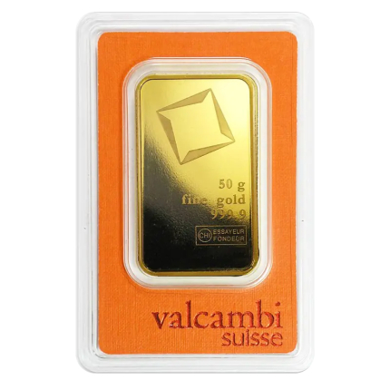 50g Gold Bar | Valcambi