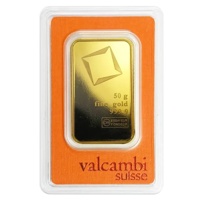50g Gold Bar | Valcambi