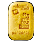 50g Gold Bar | Casted | Valcambi