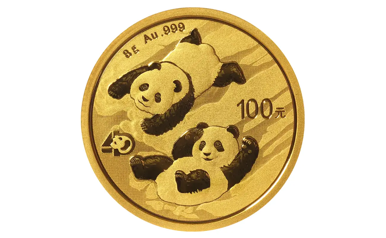 8g China Panda Gold Coin